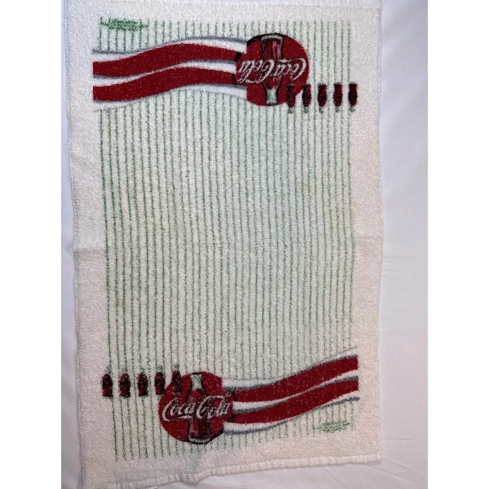 Vintage Coca-Cola Kitchen Set 2 Pot Holders and 1 Hand Towel Red Retro Coke